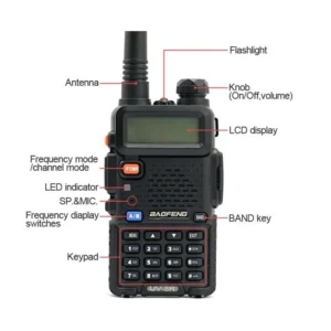 2 PCS Baofeng UV 5R Walkie Talkie