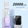 Random Mini Powerbank 20000mAh 4 Cables