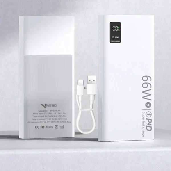 V380 66W Power Bank K7