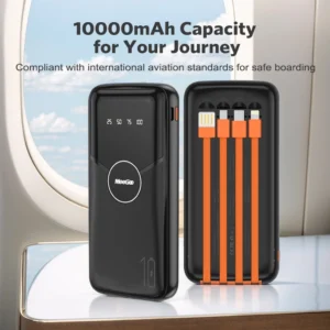 Random MeeGoo Powerbank 10000mAh Built in Cable