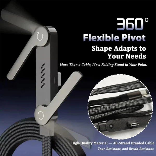 240W 2 in 1 Charging Cable Stand