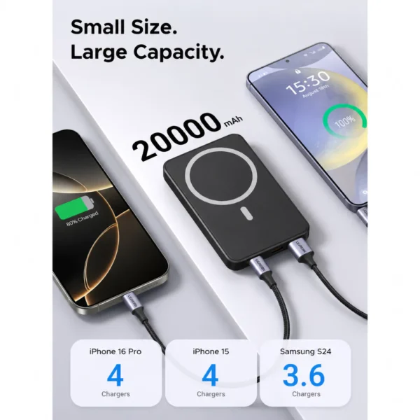 Random Baseus Magnetic Wireless Powerbank 20000mAh