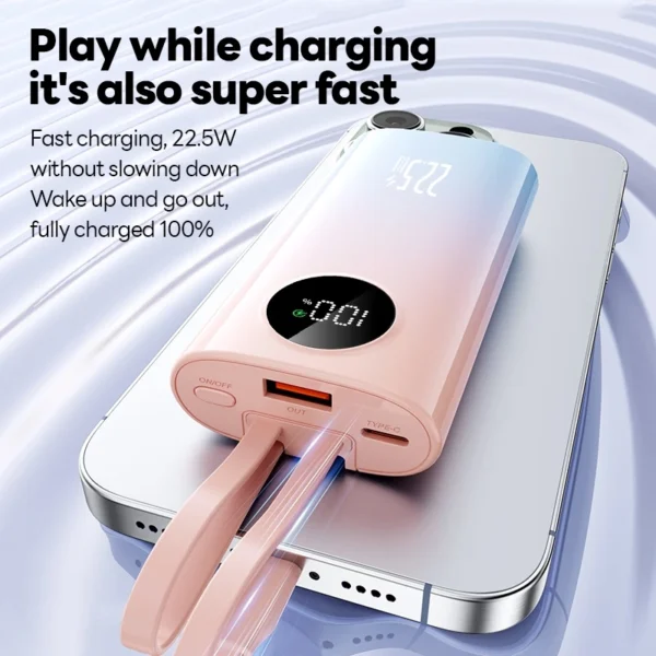 my-11134207-820lf-mmx02j5nvuo61d.webp Mini Powerbank 15000mAh Built in Cables