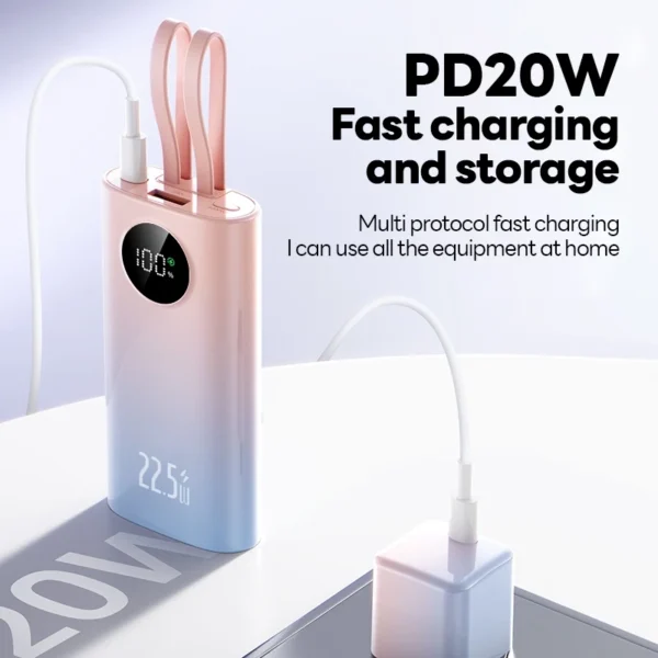 my-11134207-820lf-mmx02j5nx98o79.webp Mini Powerbank 15000mAh Built in Cables