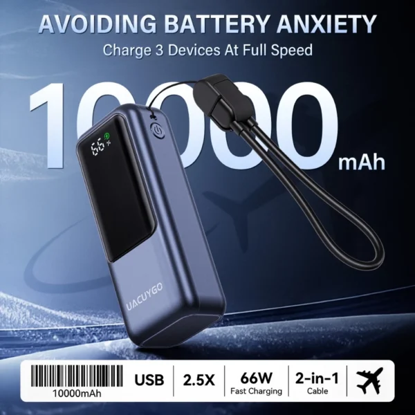 my-11134207-820li-mq5ndfsp09an84.webp UACUYGO 66W Powerbank 10000mAh 20000mAh