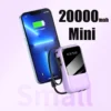 Random Mini Powerbank 20000mAh 4 Cables