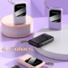 Random Mini Powerbank 100000mAh 20000mAh 4 Cables