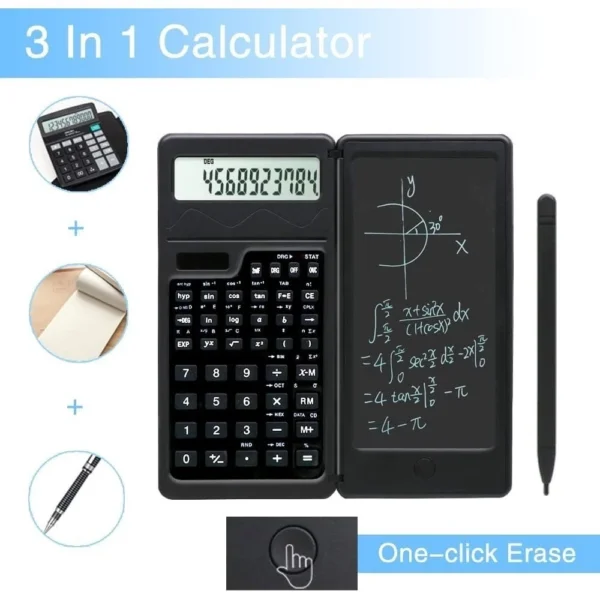 3 in 1 Foldable Scientific Calculator