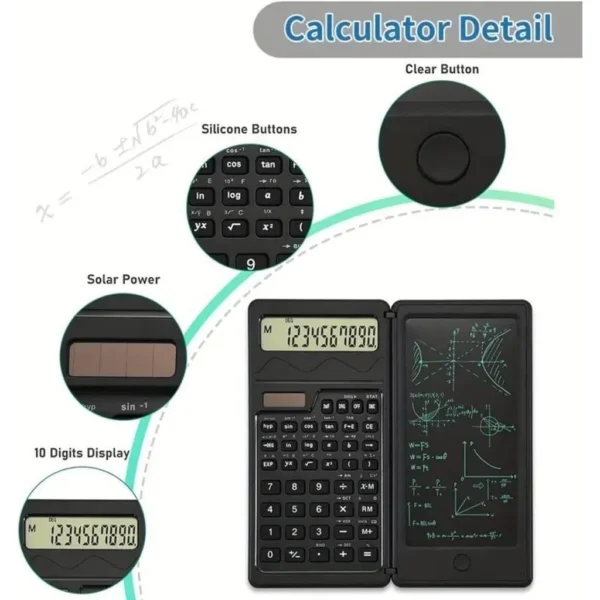 3 in 1 Foldable Scientific Calculator