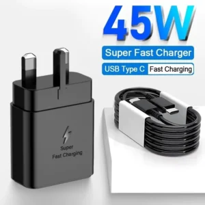 sg-11134201-824gz-mpj8byrhph58cb.webp Random 45W Super Fast Charger UK Plug